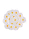 Ceramic Centerpiece White-Yellow Maria Flor Bordallo Pinheiro 47cm