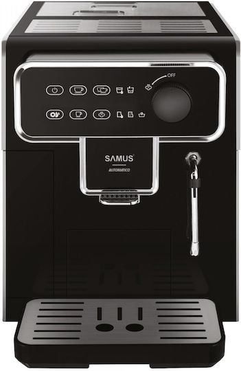 Samus Automatic Espresso Machine 1350W Pressure 15bar with Grinder Silver