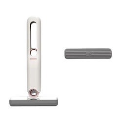 Hand Mop Automatic Liquid Self-stopping System for Cleaning Windows Furniture and Multisurfaces Removes Water Dust Hair and Dirt 2 Sponges Included in Package Origin