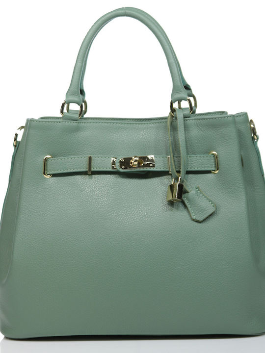 Passaggio Leather Кожена Дамска Чанта Тоут Ръчн...