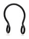 Asimi Body Piercing Fake Septum Nose Piercing Earring Made of Black Steel