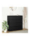 Sertar de Birou Negru 100x35x99cm
