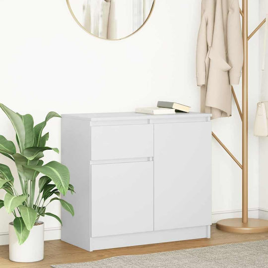 Bufet cu Sertare Alb 71x35x65cm Bufet cu Sertare Alb 71x35x65cm
