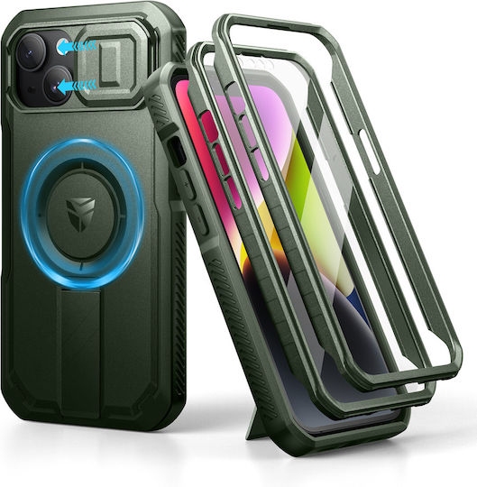 Dexnor Umschlag Rückseite Grün (iPhone 13)
