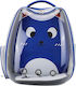 Denik Pets Rucksack für Hunde Transparent L40xB33xH25cm.