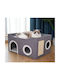 Denik Pets Ονυχοδρόμιο Γκρι 40x40x65εκ.