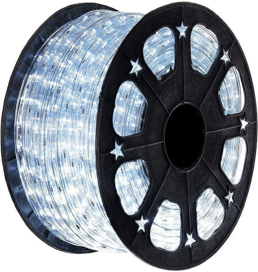 Țeavă luminată 144 Becuri 220V Alb rece 6m IP65