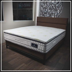Como felt & wadding producers Mattress Topper Aloe Vera Single Memory Foam Infused with Aloe , Removable Cover & Elastic Straps xx4cm