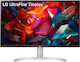 LG 32UN650K-W IPS HDR Monitor 31.5" 4K 3840x2160 με Χρόνο Απόκρισης 5ms GTG