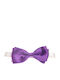 Children's Bow Tie Victoria Solid Double Satin Purple