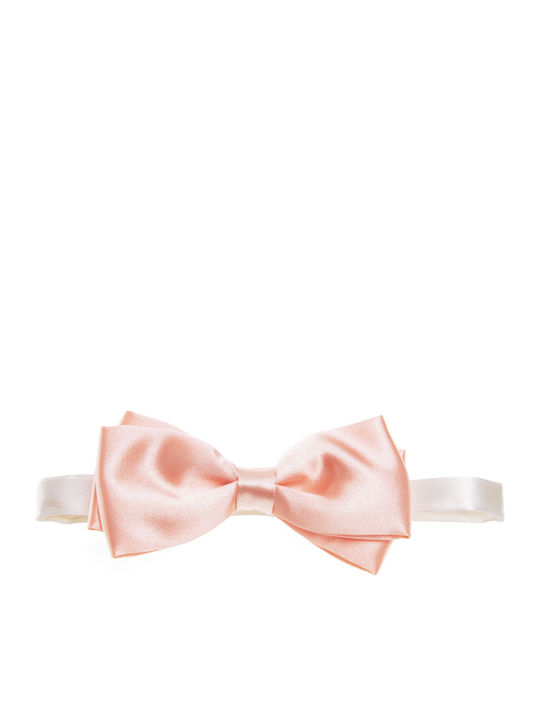 Victoria Kids' Bow Tie Solid Double Satin Salmon