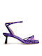 Leather Sandals Purple