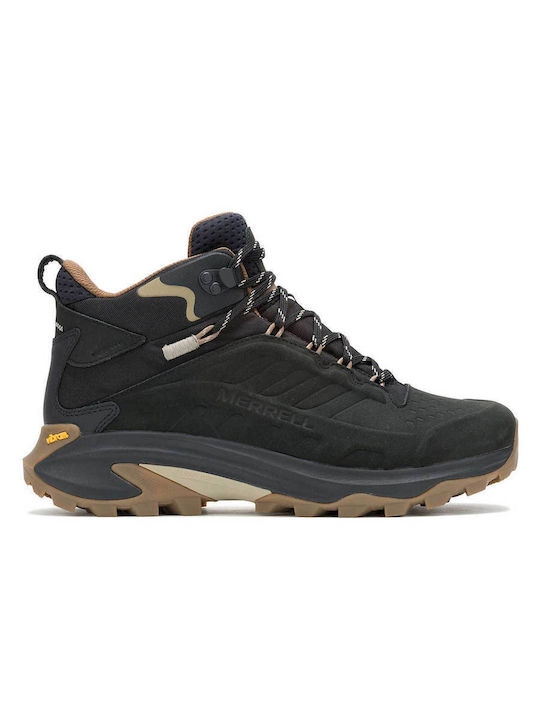 Merrell Moab Speed 2 Ltr Ανδρικά Ορειβατικά Μποτάκια Αδιάβροχα Μαύρα