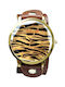 Damen Uhr mit Braun Lederarmband