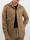 Μακρυμάνικo Overshirt Μπεζ
