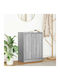 Office Storage Chipboard Drawer Grey Sonoma L57xW34xH76cm