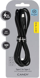 Blavec USB 2.0 USB-C male - USB-C 60W 3m