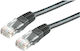 3M U/UTP Cat.6 (Gigabit) Καλώδιο Δικτύου Ethernet 3m Μαύρο