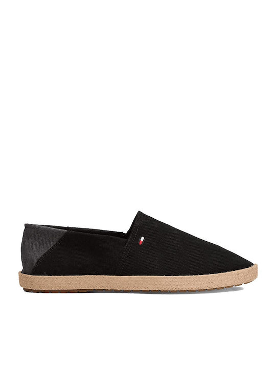 Stoff Herren Espadrilles in Schwarz Farbe