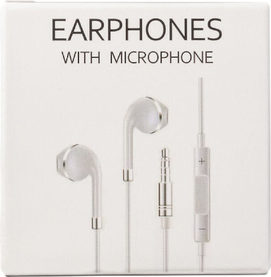 Hoco In-Ear Freisprecheinrichtung Kopfhörer mit Stecker 3.5mm Weiß