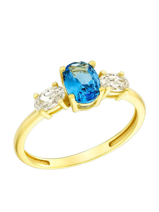 Dio Jewellery Lab Μονόπετρο από Ασήμι