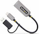 Startech 2.5GbE USB мрежов адаптер USB-C USB-A конвертор 3.2 Gen 1 Thunderbolt 3