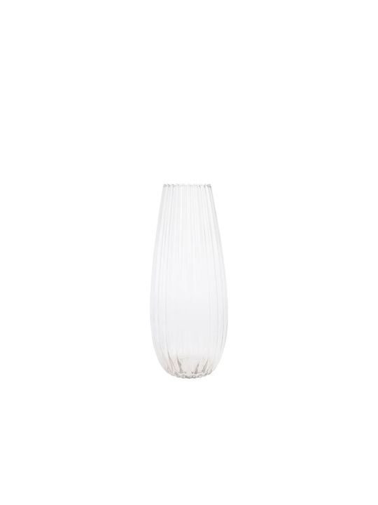 Decorative Transparent Glass Vase 20x50cm