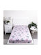 Disney Sheet Single with Elastic Band Cotton Lilo And Stitch Pink 90x200cm
