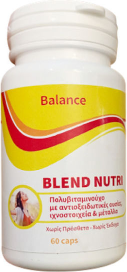 AM Health Balance Blend Nutri Multivitamin for Immune System Boost, the Nervous System & Bone Health 34iu 120mg 60 caps