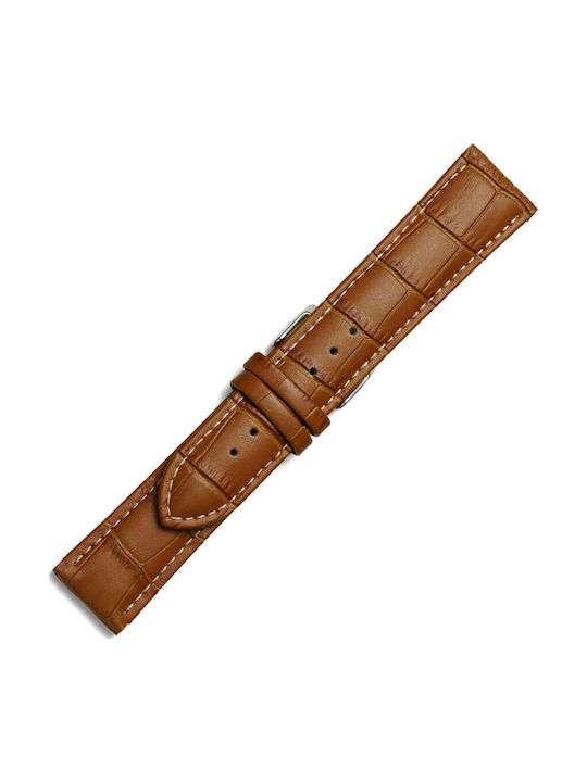 KOSTELO Leather Strap Tabac Brown 24mm