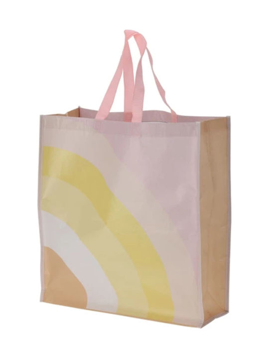 Reusable Shopping Bag Pink Design 42x3cm