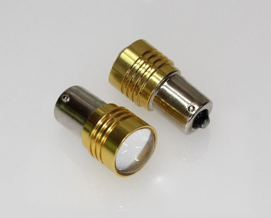 Lamps Car BA15S / P21W LED 6000K Cold White 9-32V 3W 1pcs