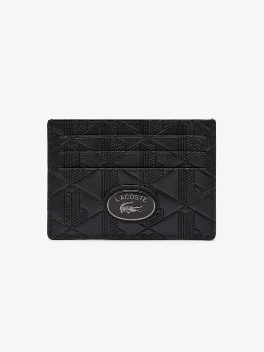 Nomogramme Leather Men's Wallet Cards with RFID Black