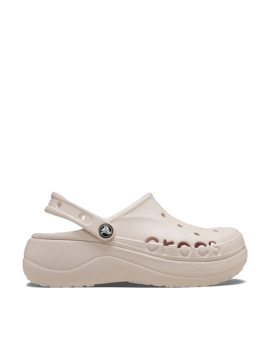 Crocs Baya Γυναικεία Σαμπό Ροζ