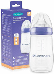 Lansinoh Feeding Bottle Πλαστικό με Θηλή Σιλικόνης για 3+ μηνών 240ml