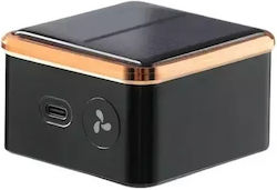 Solar Car Air Purifier USB Black Gold Solar Car Air Purifier USB Black Gold