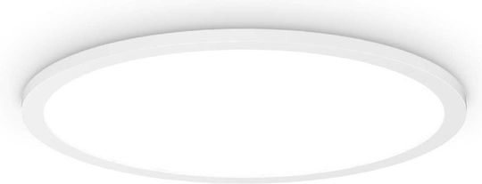 Ideal Lux Таванно осветление Бяла с Вграден LED