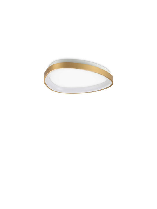 Ideal Lux Таванно осветление Златист с Вграден LED