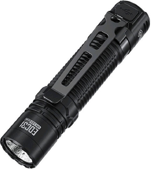 NiteCore Flashlight LED IP68 with Maximum Brightness 3500lm EDC31 Black