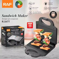 Raf R547T 850W για 2 Τοστ Inox
