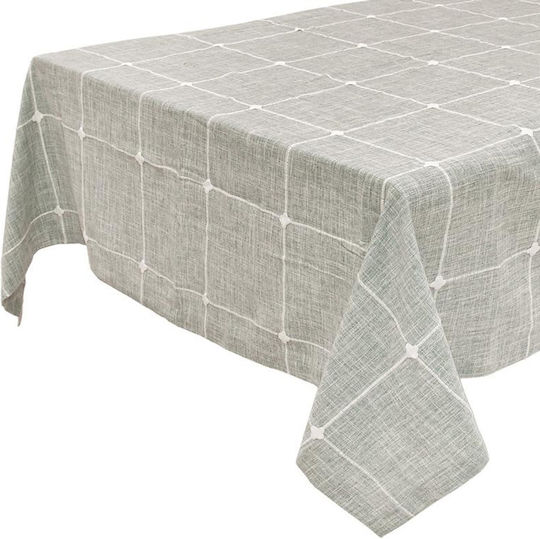 Față de masă cu franjuri Fylliana Bej-Alb 150x180cm