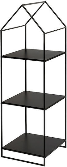 Espiel 3-Tier Shelf Unit with Roof 32x30x100cm Espiel 3-Tier Shelf Unit with Roof 32x30x100cm