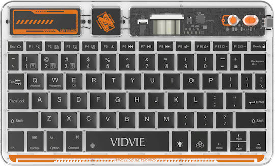 Vidvie KB05 Kabellos Bluetooth Nur Tastatur Internationales Englisch