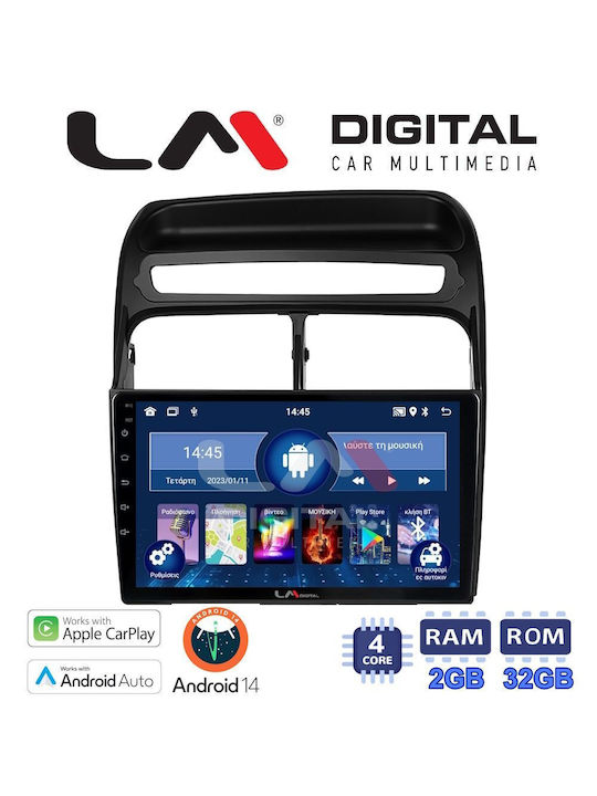 LM Digital Auto-Audiosystem für Fiat Großer Punkt / Linie 2005-2012 (Bluetooth/USB/WiFi/GPS/Apple-Carplay/Android-Auto)