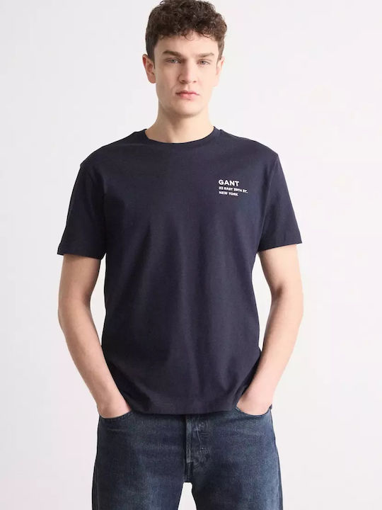 Gant T-shirt Σκούρο Μπλέ