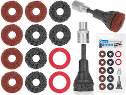Set Cleaning Wheel Hubs Auto Bolt Nut Cleaning Set Abrasive Disc Wheel Hub Cleaning Geko Set Cleaning Wheel Hubs Auto Bolt Nut Cleaning Set Abrasive Disc Wheel Hub Cleaning Geko