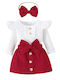 Комплект Зима 2бр Red/White