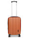 WORLDLINE Kabinenreisekoffer Hartschalen Orange mit 4 Räder Höhe 55cm