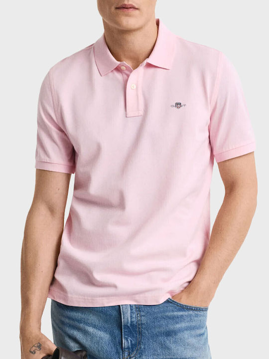 Gant Polo Kurzarmbluse Pink