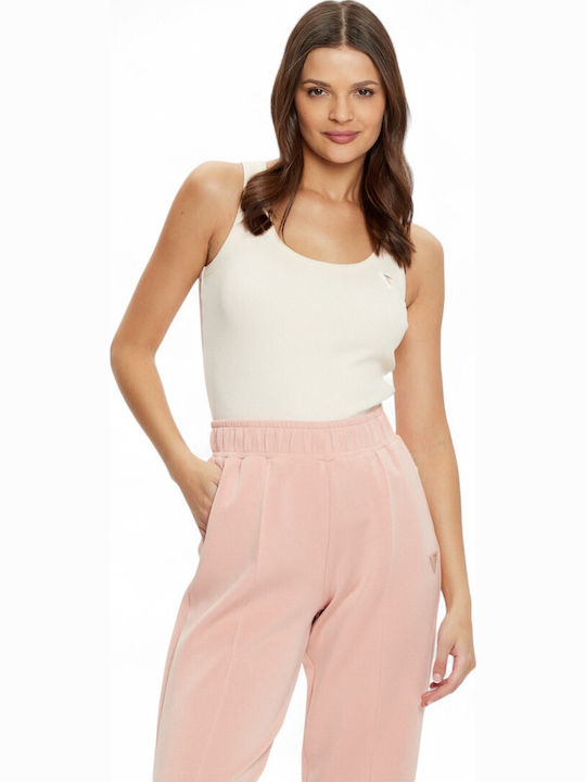 Guess Women's Blouse Sleeveless Beige